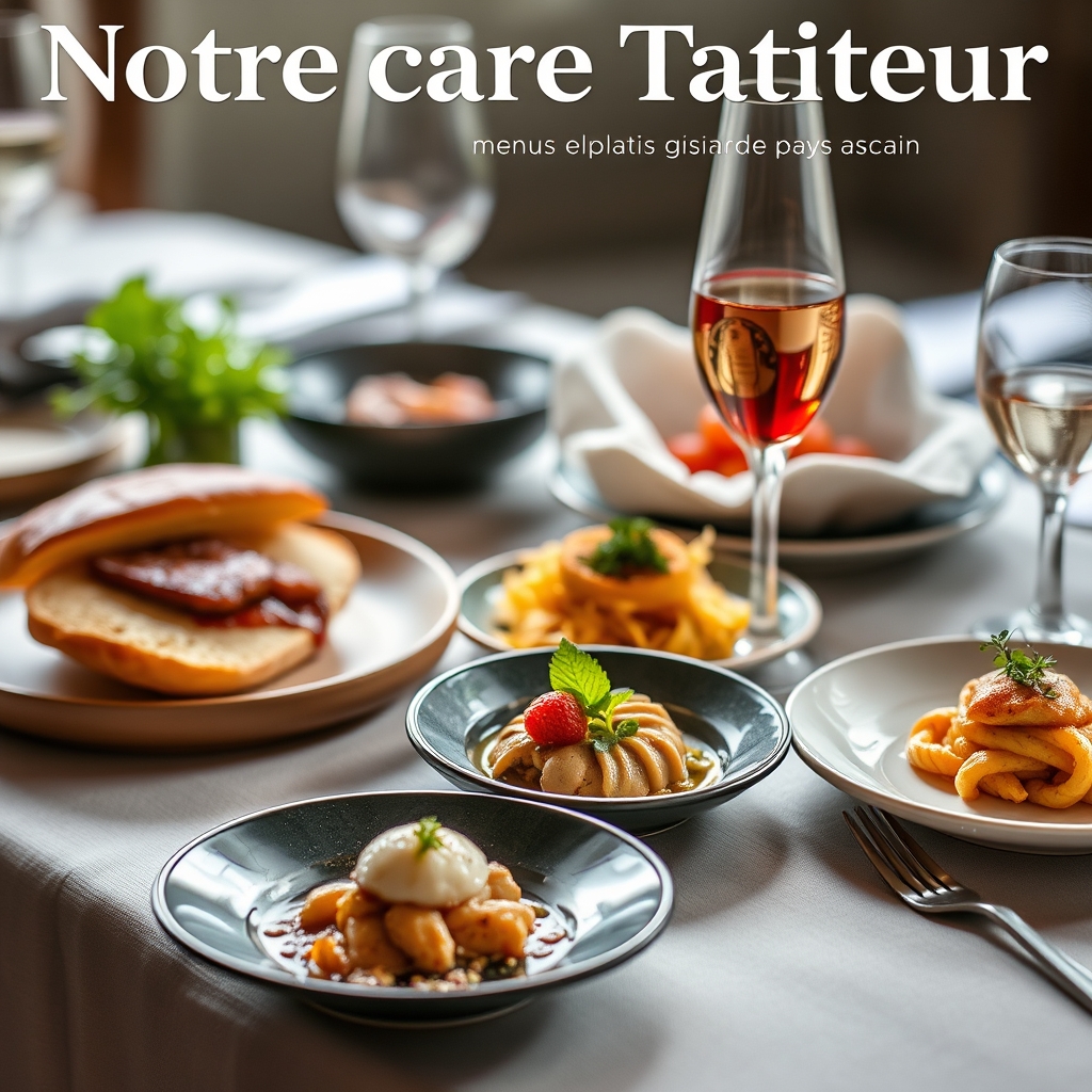 Photo : Découvrez notre carte traiteur : 20 menus et plats basques à Ascain pour tous les goûts