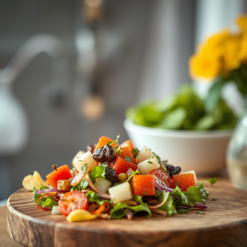 Les astuces pour une présentation élégante et appétissante — Recette de salade basque estivale