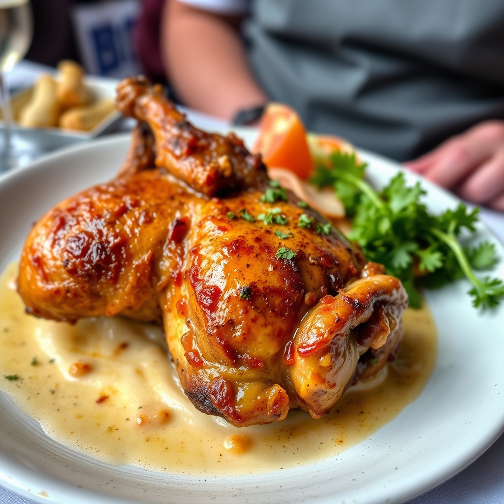 Poulet basquaise : notre spécialité de traiteur à Ascain