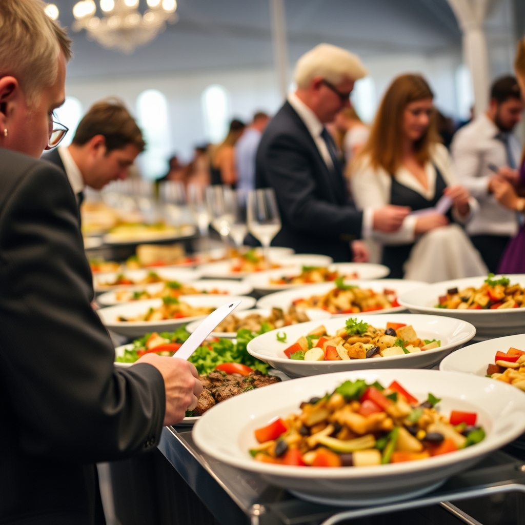 Buffet associatif à Anglet — 200 personnes