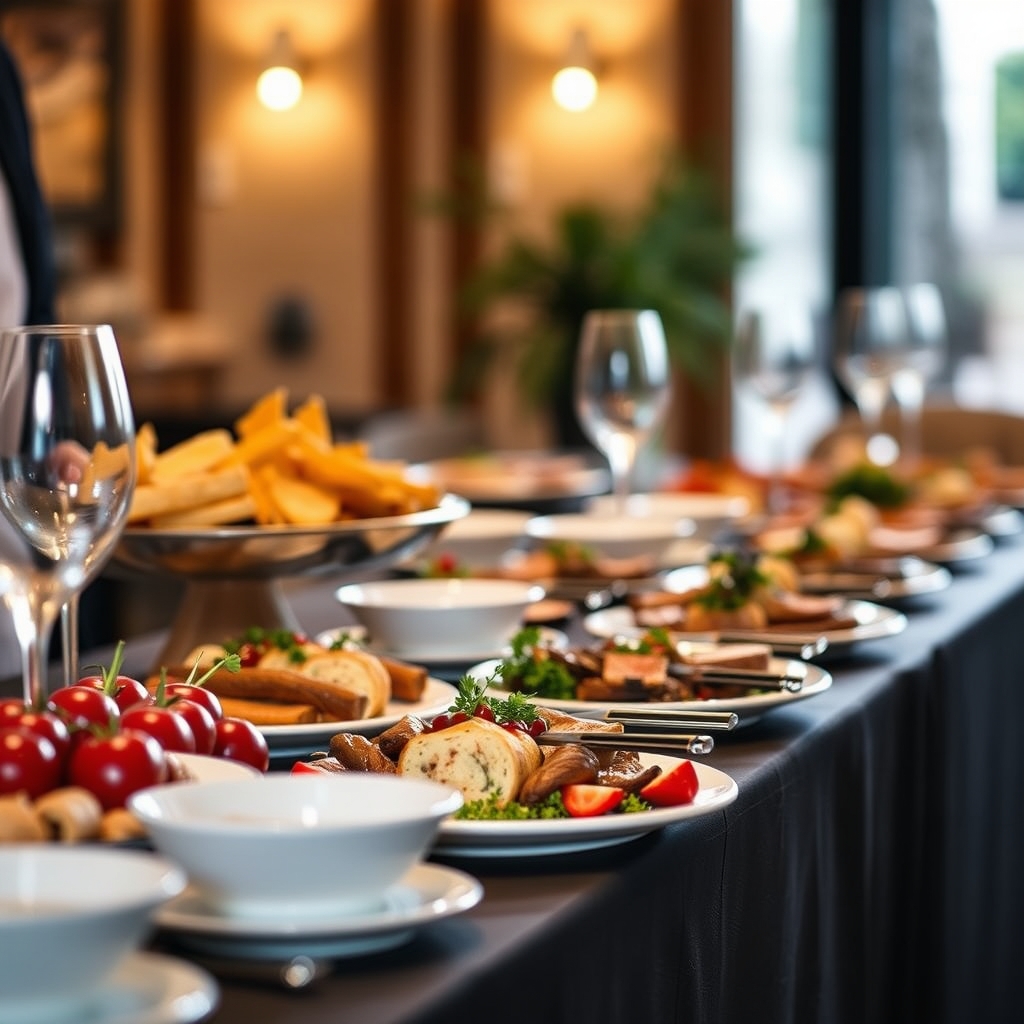 Choisir un thème et une date — Comment organiser un buffet froid pour entreprise
