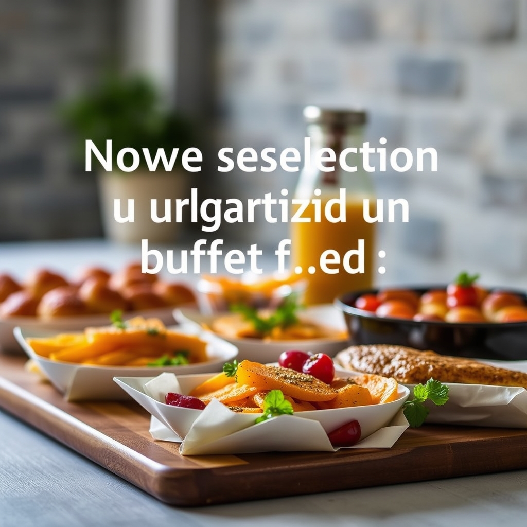 Notre sélection sur Amazon — Comment organiser un buffet froid pour entreprise