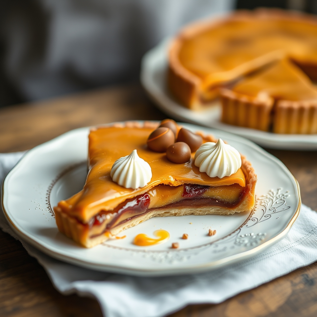 Le secret des pralines basques — Recette de tarte aux pralines basque